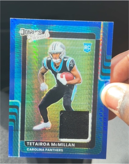 2025 Panini Donruss Optic Threads #DTBH-TMN Tetairoa McMillan — front