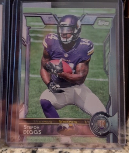 2015 Topps #452 Stefon Diggs — front