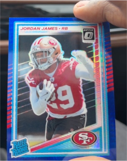 2025 Panini Donruss Optic #278 Jordan James — front