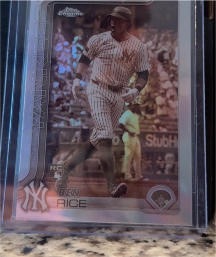 2025 Topps Chrome #139 Ben Rice — front