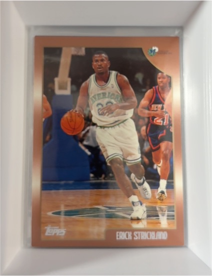 1998-99 Topps #15 Erick Strickland — front
