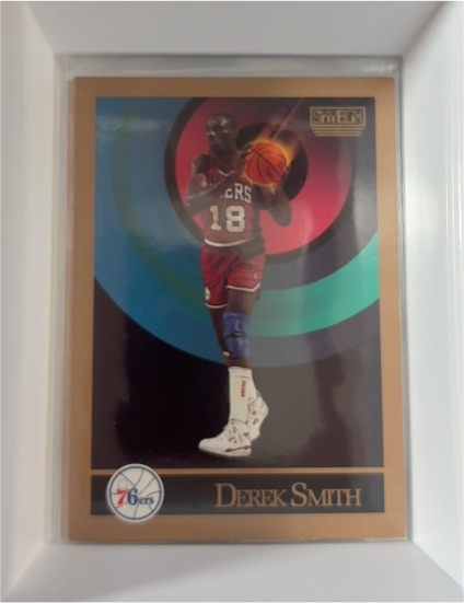 1990-91 SkyBox #218 Derek Smith — front