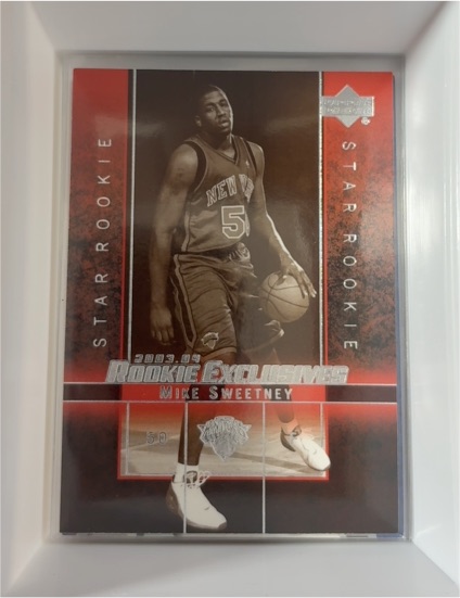 2003-04 Upper Deck Rookie Exclusives #50 Mike Sweetney — front