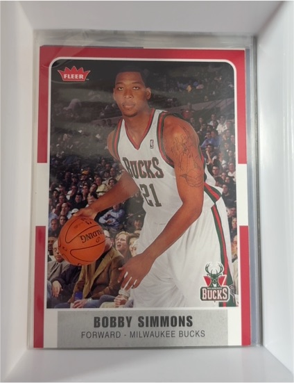 2007-08 Fleer #89 Bobby Simmons — front