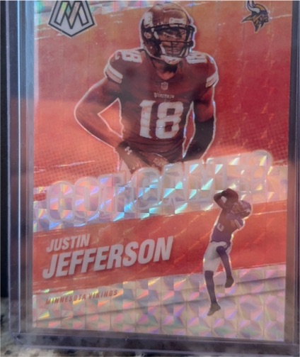 2021 Panini Mosaic #GG-15 Justin Jefferson — front