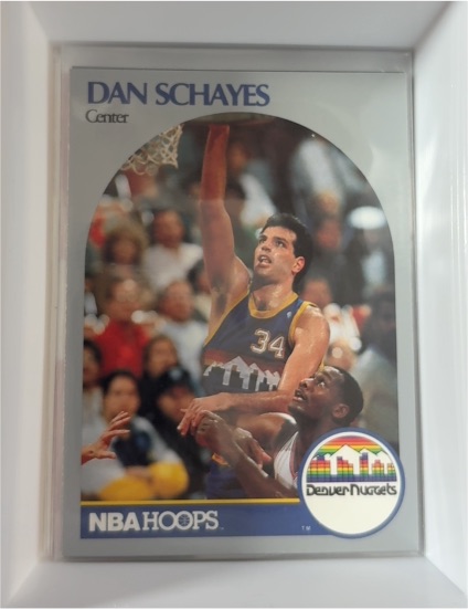 1990-91 NBA Hoops #100 Dan Schayes — front