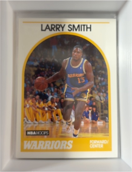 1989-90 NBA Hoops #168 Larry Smith — front