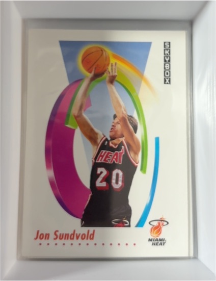 1991-92 SkyBox #153 Jon Sundvold Miami Heat — front