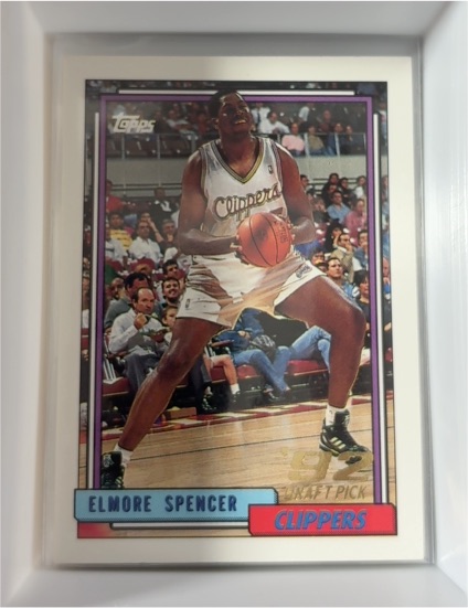 1992-93 Topps #300 Elmore Spencer — front