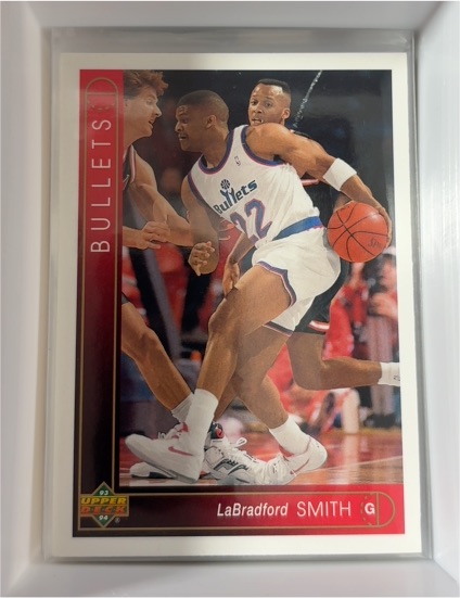 1993-94 Upper Deck #139 LaBradford Smith Washington Bullets — front