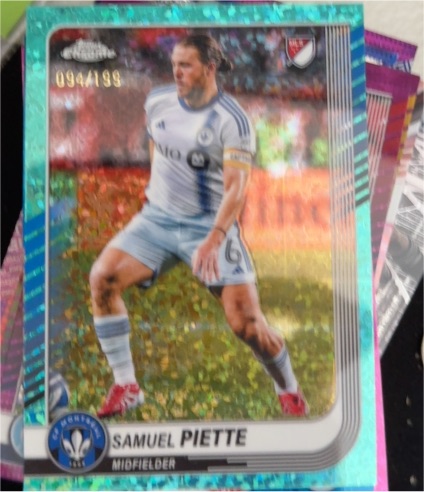 2025 Topps Chrome MLS #47 Samuel Piette — front