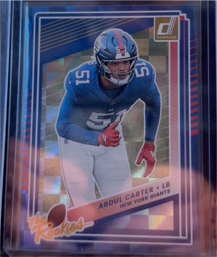 2025 Donruss The Rookies #4 Abdul Carter — front