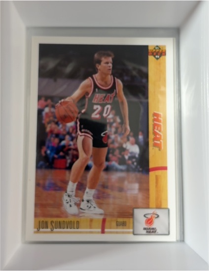 1991-92 Upper Deck #291 Jon Sundvold Miami Heat — front