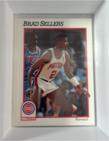 1991-92 NBA Hoops #362 Brad Sellers — front