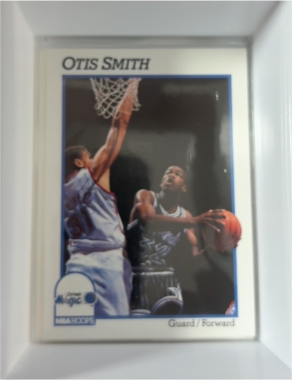 1991-92 NBA Hoops #153 Otis Smith Orlando Magic — front
