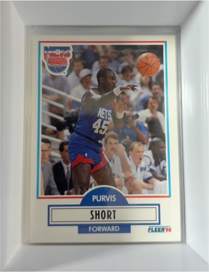 1990 Fleer #123 Purvis Short — front