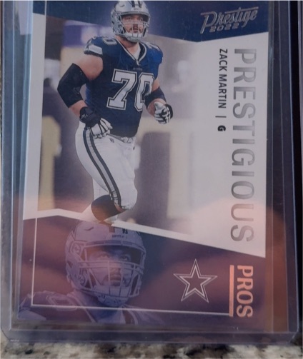2022 Panini Prestige Prestigious Pros #PP-12 Zack Martin — front