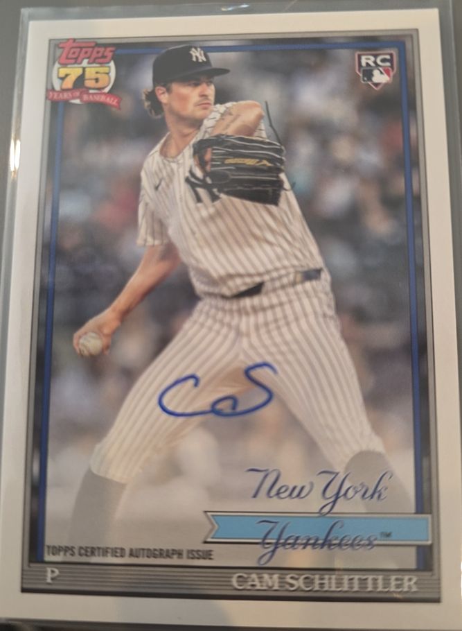 2026 Topps Series 1 #111 Cam Schlittler — front
