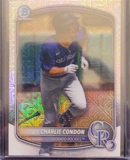 2025 Bowman Chrome #BCP-248 Charlie Condon — front