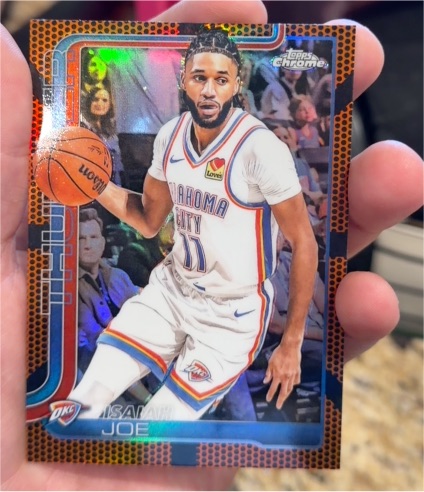 2025-26 Topps Chrome #121 Isaiah Joe — front