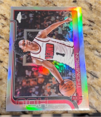 2025-26 Topps Chrome #17 Amen Thompson — front
