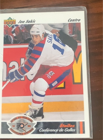 1991-92 Upper Deck #616 Joe Sakic All-Star — front