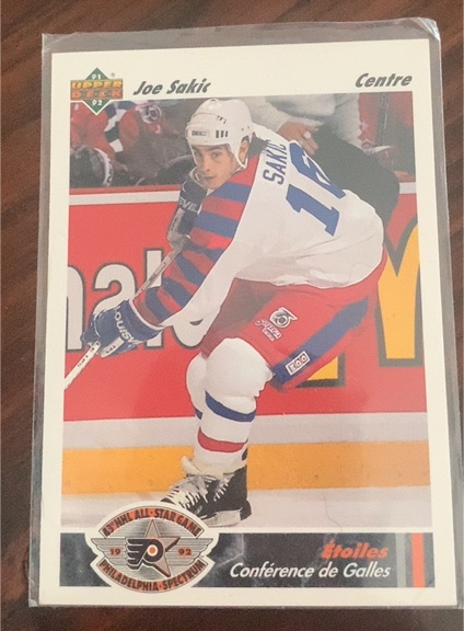 1991-92 Upper Deck #616 Joe Sakic — front