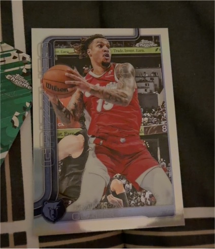 2025-26 Topps Chrome #133 Brandon Clarke — front