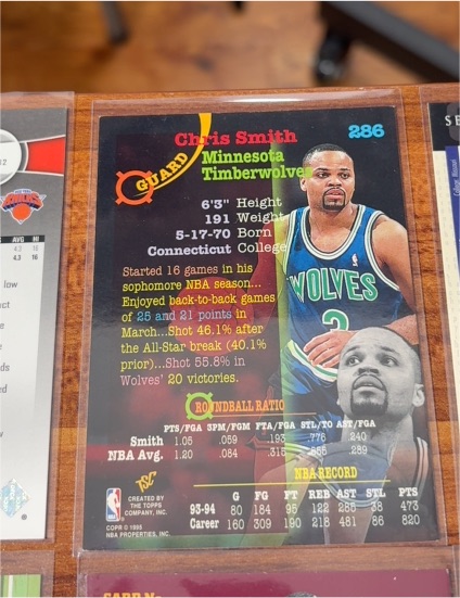 1994-95 Stadium Club Members Only #286 Chris Smith — front