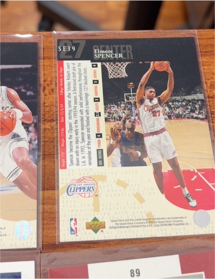 1994-95 Upper Deck SE39 Elmore Spencer — front