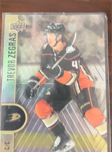 2021-22 Upper Deck Extended Series HoloGrFX #HG-6 Trevor Zegras — front