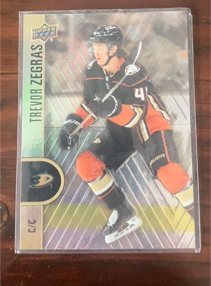 2022-23 Upper Deck Tim Hortons #46 Trevor Zegras — front