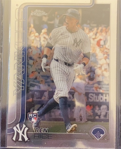 2025 Topps Chrome #139 Ben Rice — front