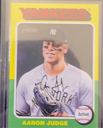 2024 Topps Heritage #112 Aaron Judge — front