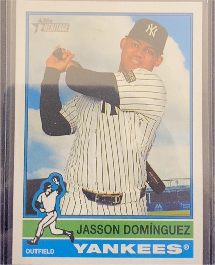 2025 Topps Heritage #453 Jasson Domínguez — front