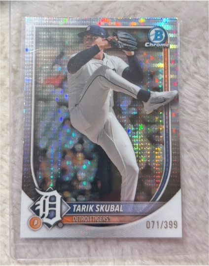 2025 Bowman Chrome #95 Tarik Skubal — front