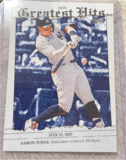 2026 Topps #GH-2 Aaron Judge 2025 Greatest Hits — front