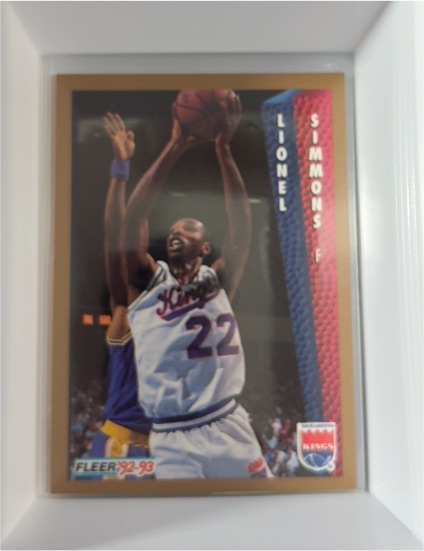 1992-93 Fleer #198 Lionel Simmons — front