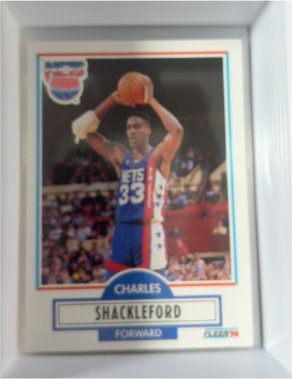 1990-91 Fleer #122 Charles Shackleford — front
