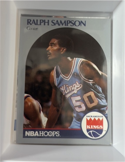 1990-91 NBA Hoops #261 Ralph Sampson — front
