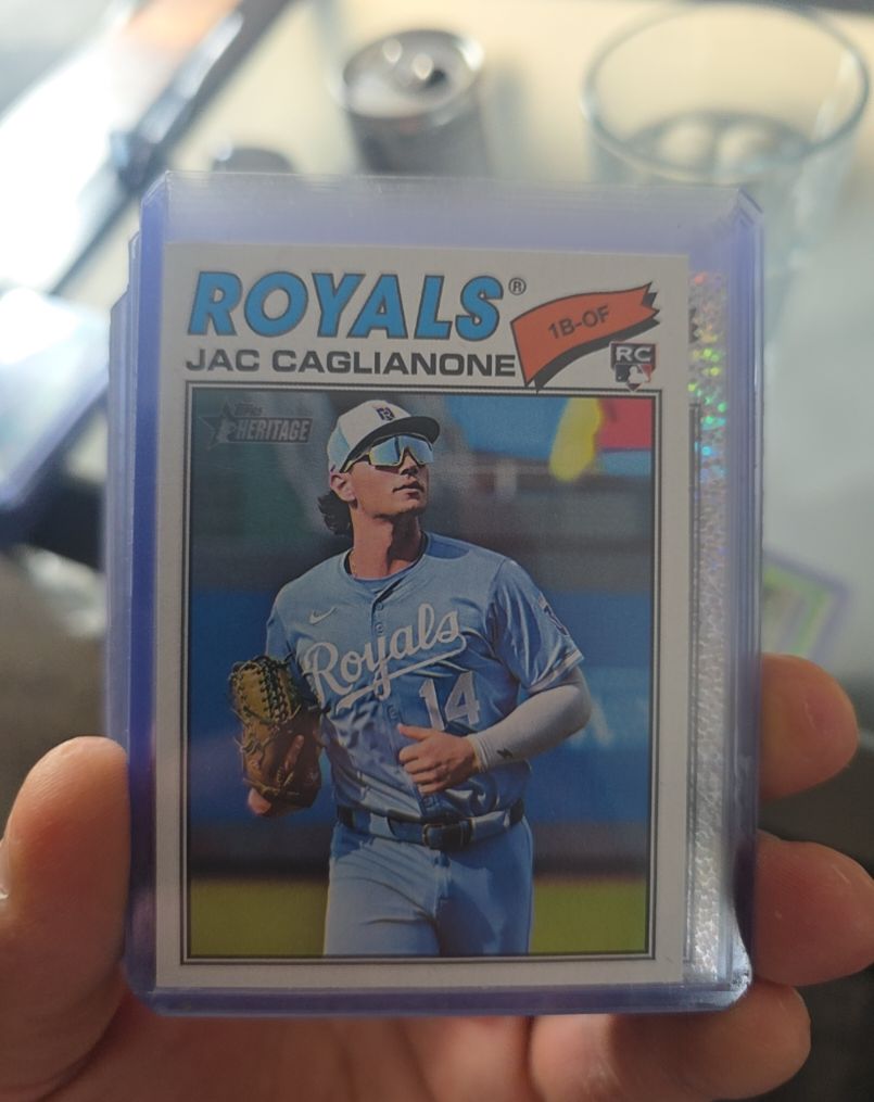 2026 Topps Heritage #136 Jac Caglianone — front