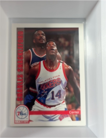 1992-93 NBA Hoops #176 Charles Shackleford — front