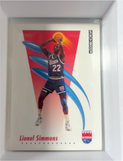 1991-92 SkyBox #250 Lionel Simmons — front