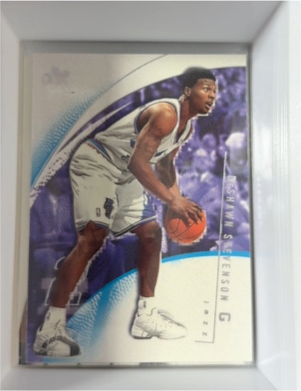 2001-02 E-X #58 DeShawn Stevenson — front