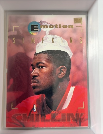 1994-95 SkyBox Emotion #14 Dickey Simpkins — front