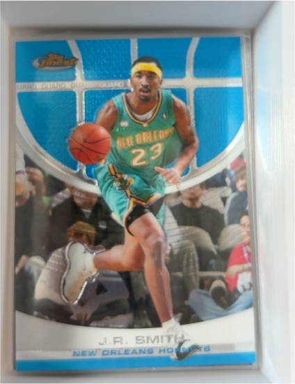 2005-06 Topps Finest #35 J.R. Smith — front