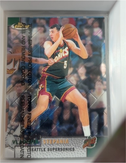 1999-00 Topps Finest #25 Vladimir Stepania — front
