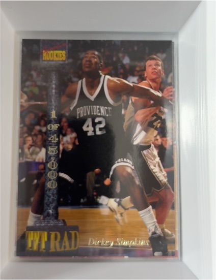 1994 Signature Rookies Tetrad #LXXIII Dickey Simpkins — front