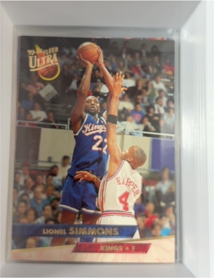 1993-94 Fleer Ultra #163 Lionel Simmons — front
