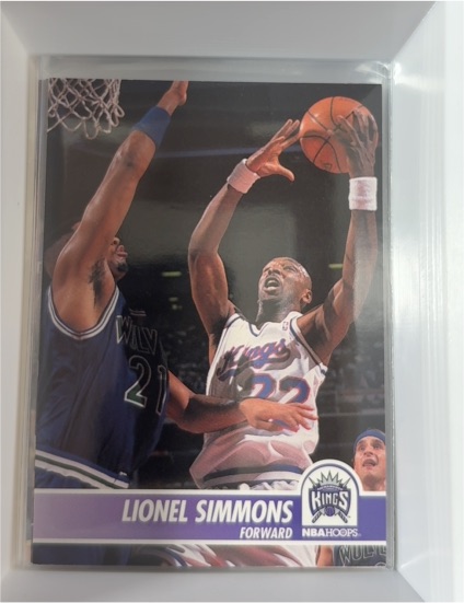 1994-95 NBA Hoops #187 Lionel Simmons — front